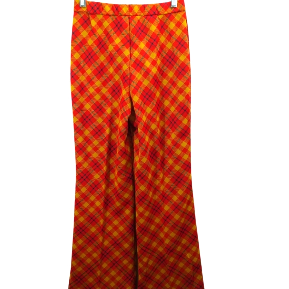 Vintage 60's Plaid Bell Bottoms NWOT
